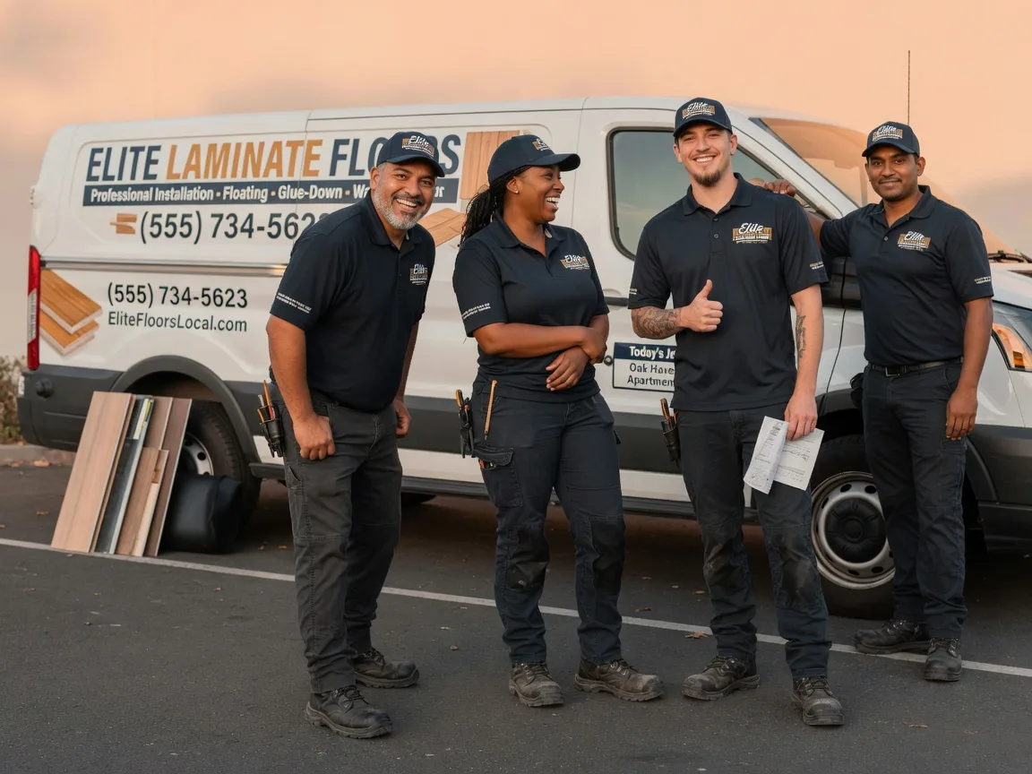 Laminate flooring installation company in Oakley, MI